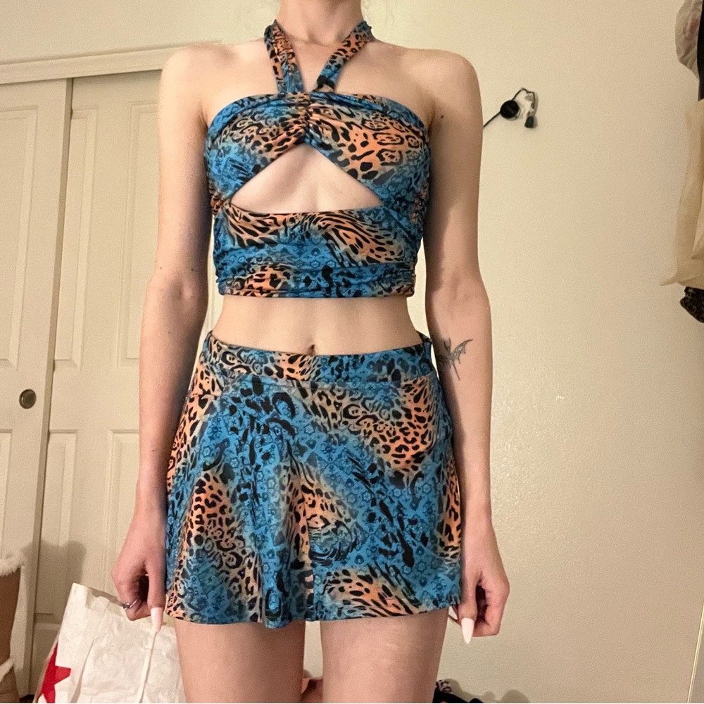 I.AM.GIA Blue Cheetah Set